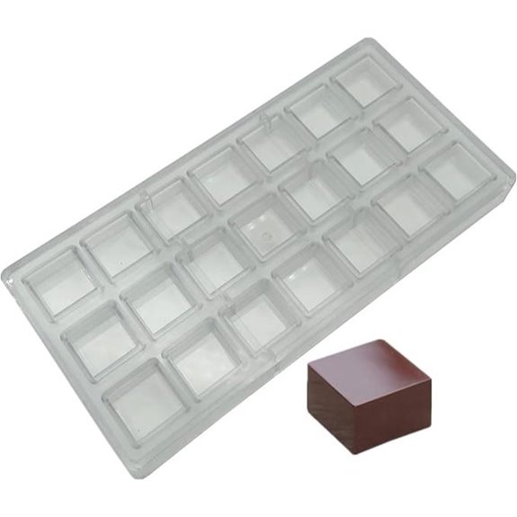 Square Chocolate Mould Polycarbonate Candy Ice Cube