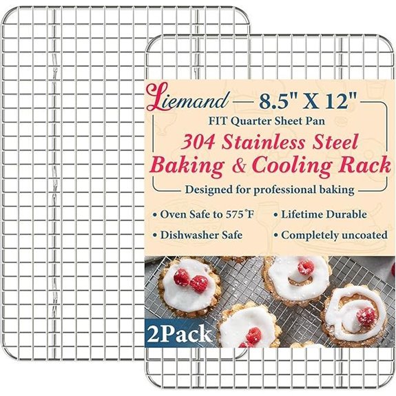 Stainless Steel Baking Racks for Oven Set of 2