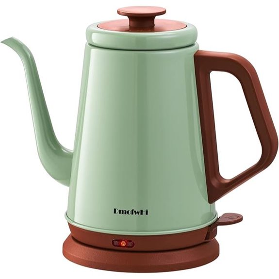 DmofwHi Gooseneck Electric Kettle 1.0L Stainless Steel