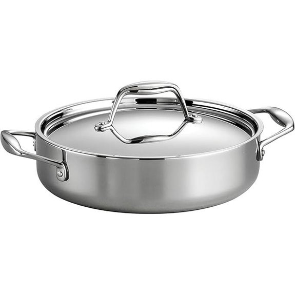 Tramontina Tri-Ply Stainless Steel Braiser Pan