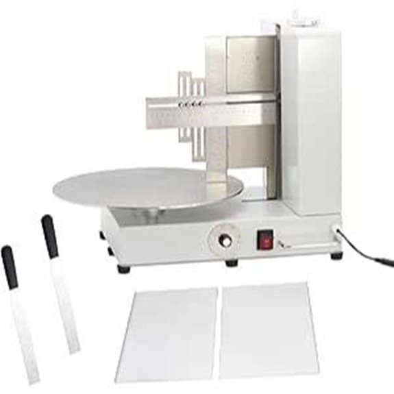 Stainless Steel Rotating Cake Leveler and Spreader