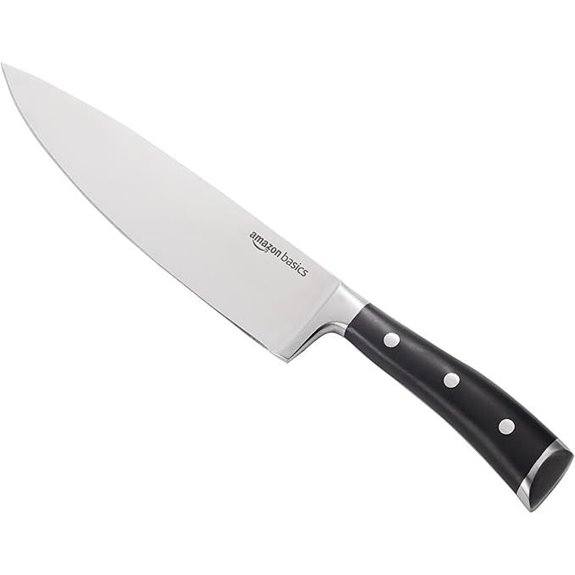 Amazon Basics 8-Inch Stainless Steel Chef's Knife