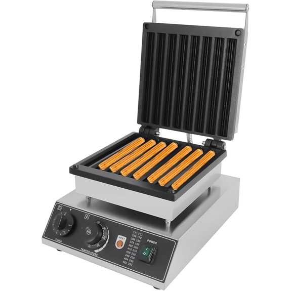 Churro Maker Machine 8 Pcs Stainless Steel 1750W
