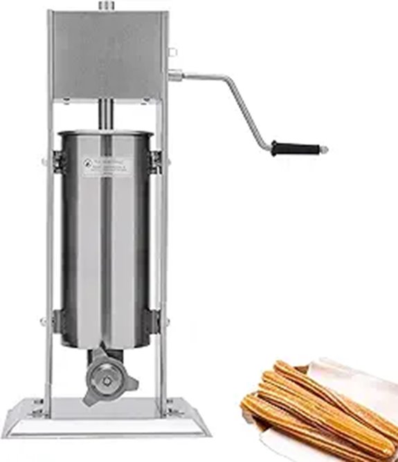Commercial Stainless Steel Churro Machine with Nozzles
