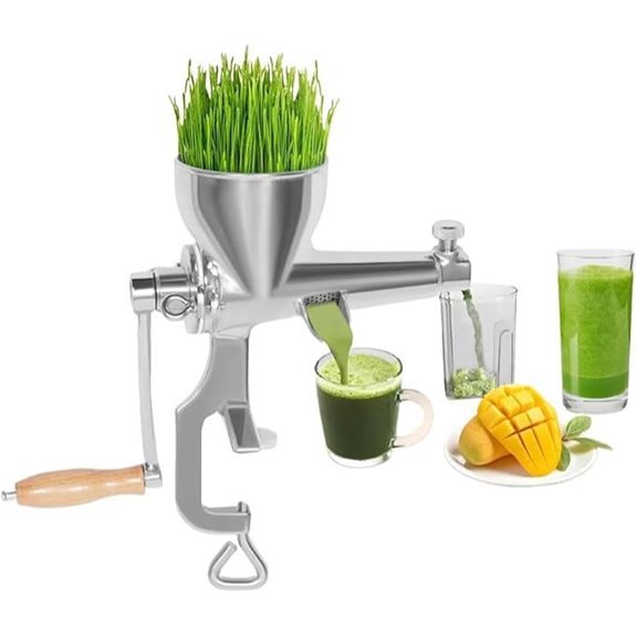 Wheatgrass Juicer Manual Stainless Steel Cold Press