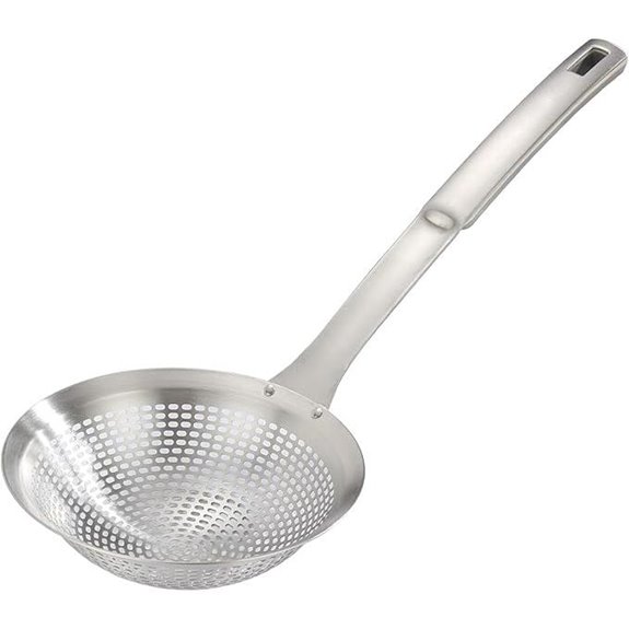 Stainless Steel Skimmer Ladle for Cooking and Frying
