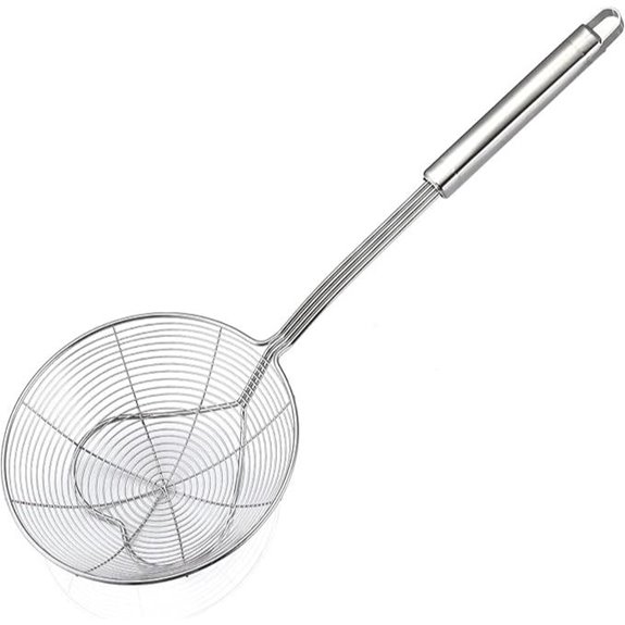Stainless Steel Strainer Skimmer Spoon for Cooking