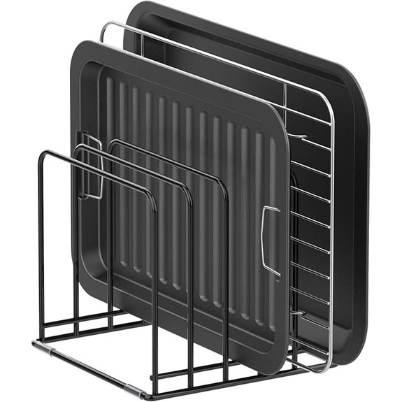 Steel Kitchen Pot and Pan Organizer Rack