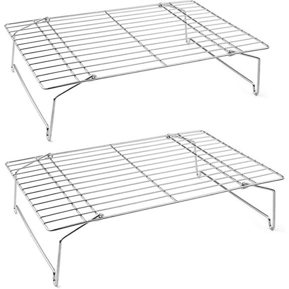 P&P CHEF 2-Tier Stainless Steel Cooling Racks