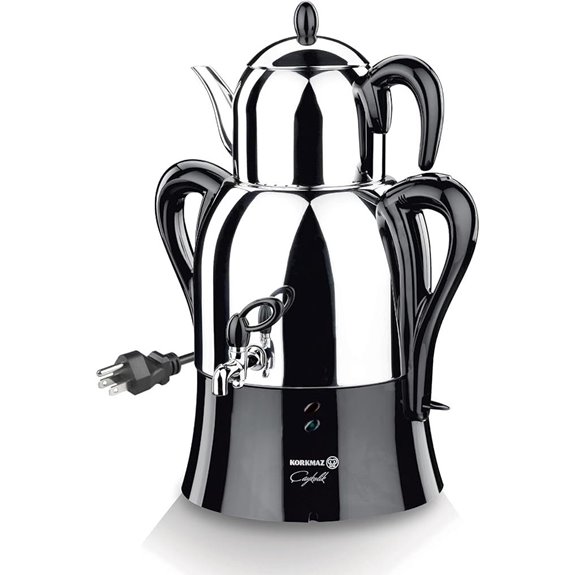 Korkmaz Caykolik Stainless Steel Electric Samovar