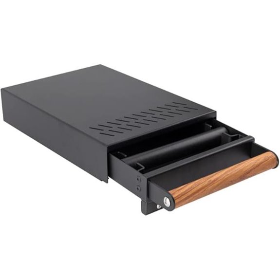 Espresso Knock Box with Handle and Stainless Steel