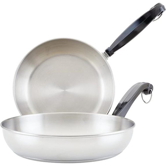Farberware Stainless Steel Frying Pan Set (8.25 & 10 Inch)