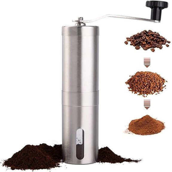 PARACITY Stainless Steel Hand Coffee Grinder