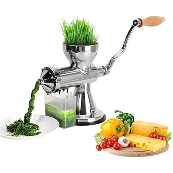 304 Stainless Steel Hand Crank Fruit and Green Juicer