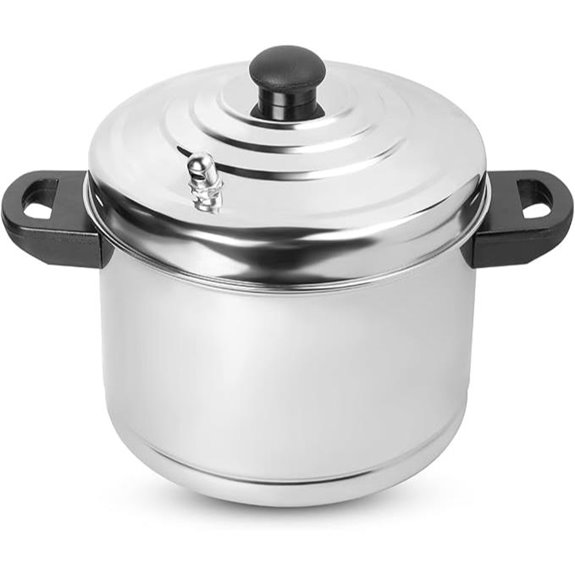 Stainless Steel Idli Cooker with 6 Plates