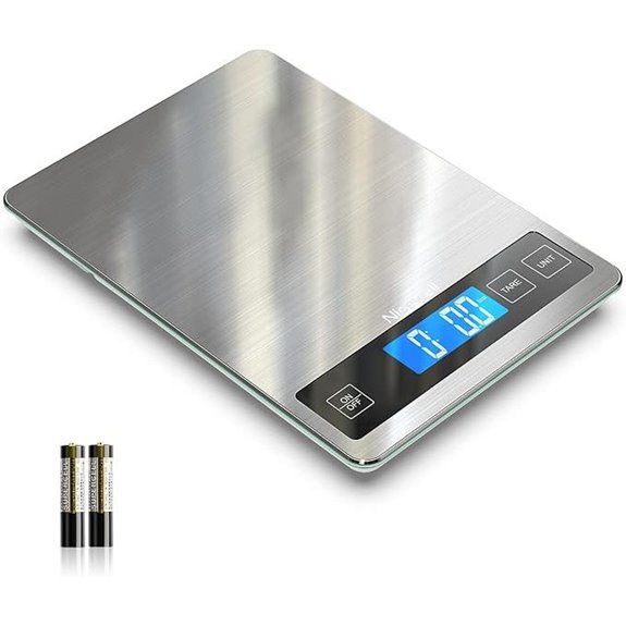 Nicewell Digital Kitchen Food Scale 22lb Stainless Steel