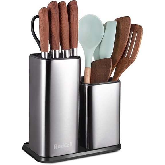 RedCall Stainless Steel Countertop Knife Holder Organizer