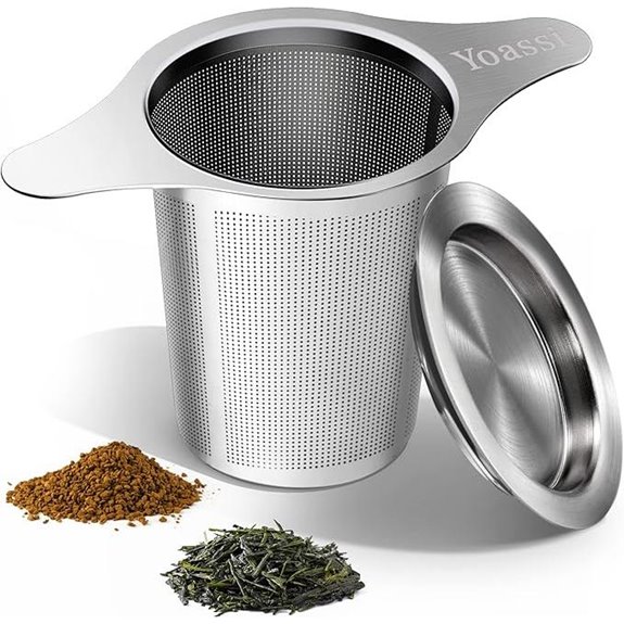 Stainless Steel Tea Infuser Mesh Strainer with Handles
