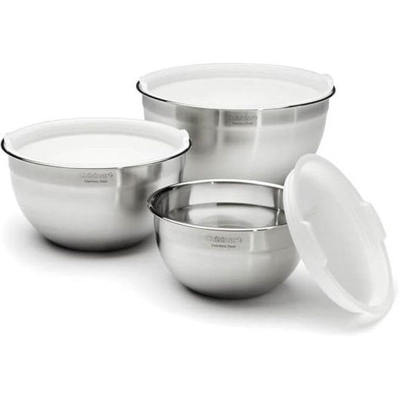 Cuisinart Mixing Bowl Set Stainless Steel 3-Piece CTG-00-SMB