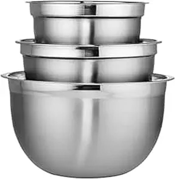 Chicago Metallic Stainless Steel Mixing Bowls (Set of 3)