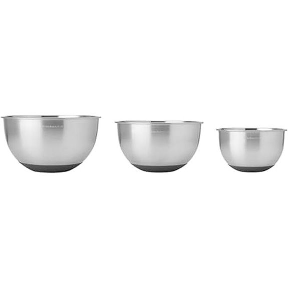 KitchenAid Stainless Steel Mixing Bowls Set Of 3
