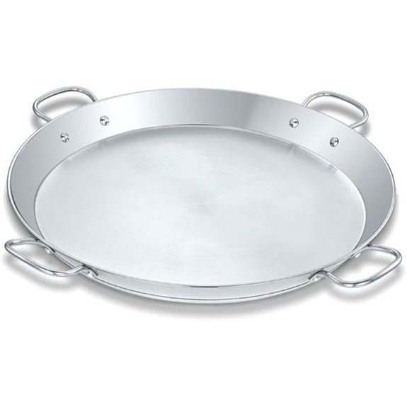 Concord Stainless Steel Paella Pan 20