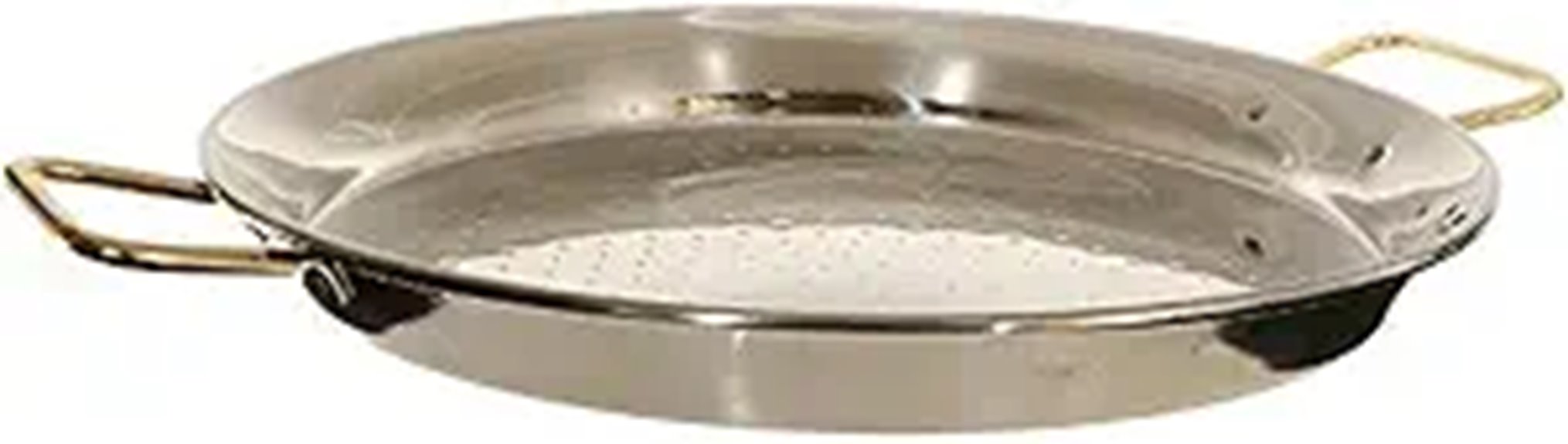 Garcima 18-Inch Stainless Steel Paella Pan 46 cm