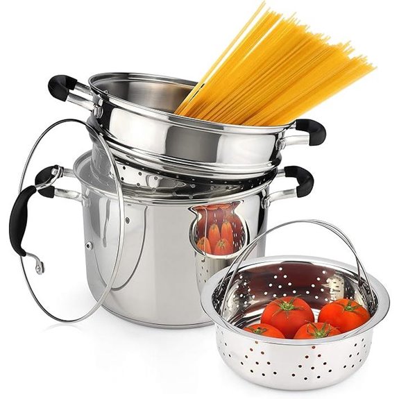 AVACRAFT 4-Piece Stainless Steel Pasta Cooker Set