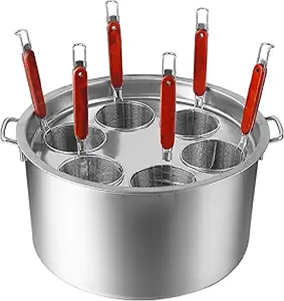 Stainless Steel Pasta Cooker Insert Set with Basket