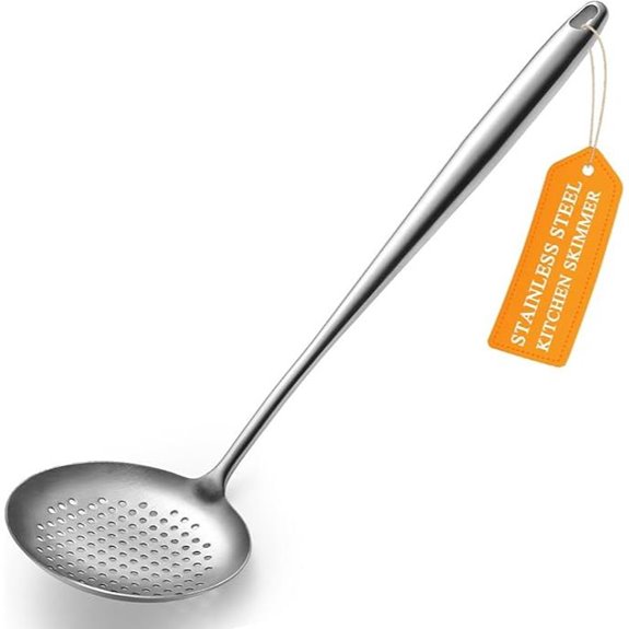 Kitchen Skimmer Stainless Steel Pasta Strainer Ladle