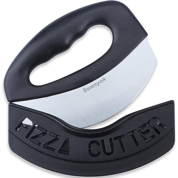 Premium Stainless Steel Pizza Cutter with Sheath
