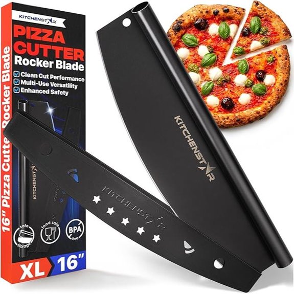 KitchenStar 16-Inch Stainless Steel Pizza Cutter