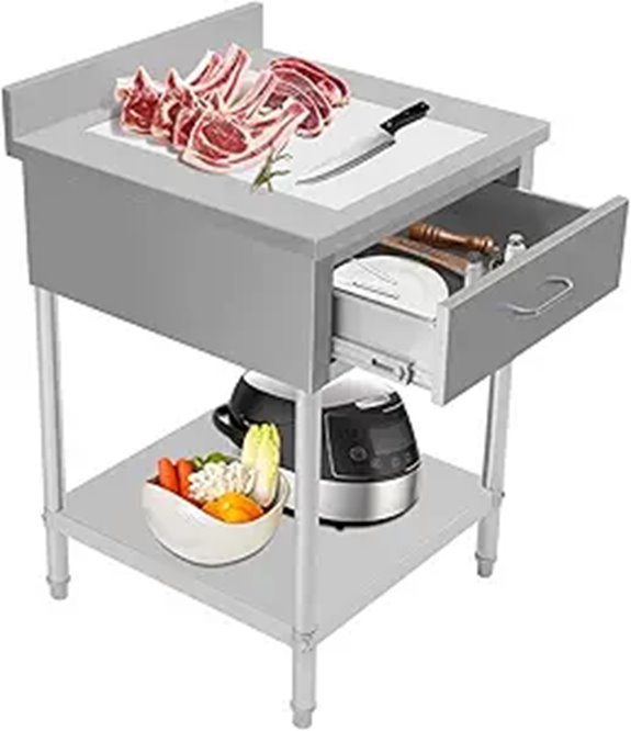 Commercial Stainless Steel Food Prep Table with Drawer