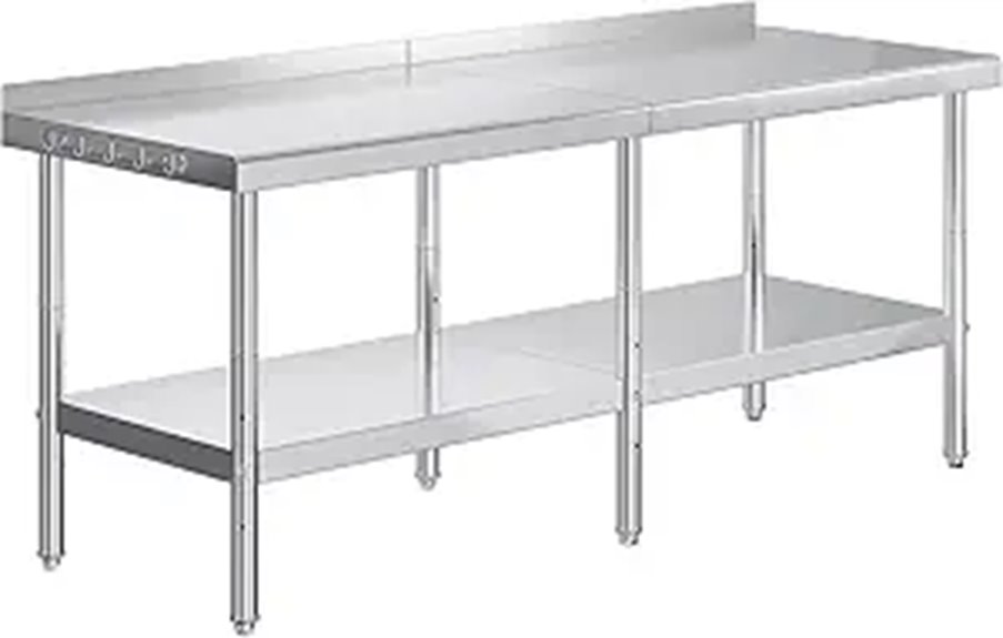 Jocisland 30x82 Stainless Steel Prep Table