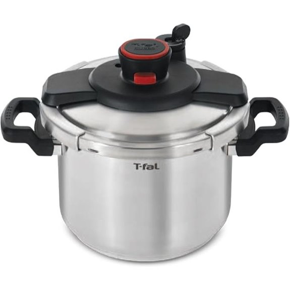 T-fal 6.3 Qt Stainless Steel Pressure Cooker