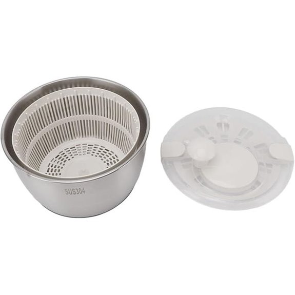 Dioche Stainless Steel Salad Spinner & Vegetable Dryer