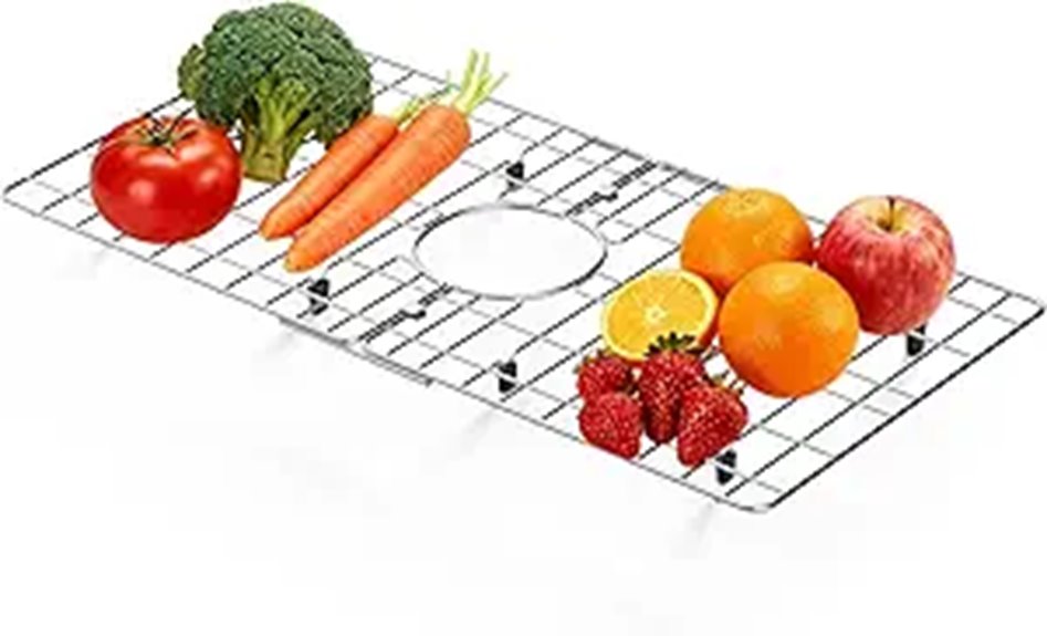 Stainless Steel Sink Protector and Rack (24x12)