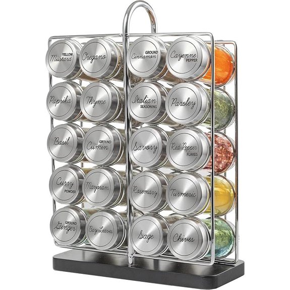 stainless steel spice storage
