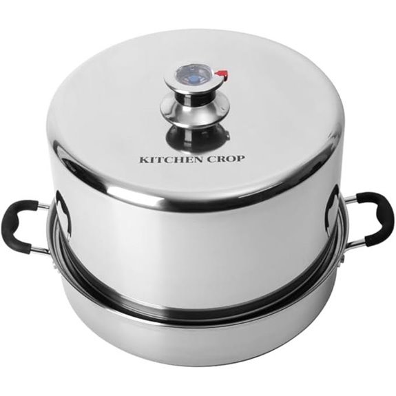 Kitchen Crop Stainless Steel Steam Canner