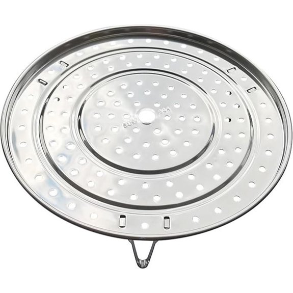 Stainless Steel 11.81 Steamer Rack with Removable Legs