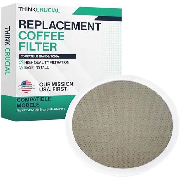 Reusable Stainless Steel Coffee Filter for Toddy Systems