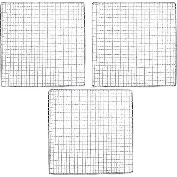 3 Stainless Steel Trays for Excalibur Dehydrator