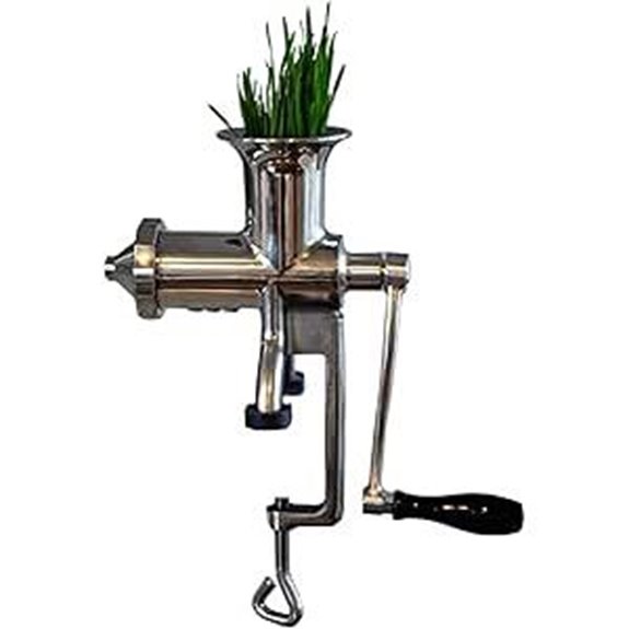 Handy Pantry HJ Hurricane Stainless Steel Manual Wheatgrass Juicer