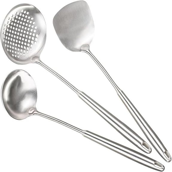 Berglander Wok Spatula Set - Stainless Steel Utensils