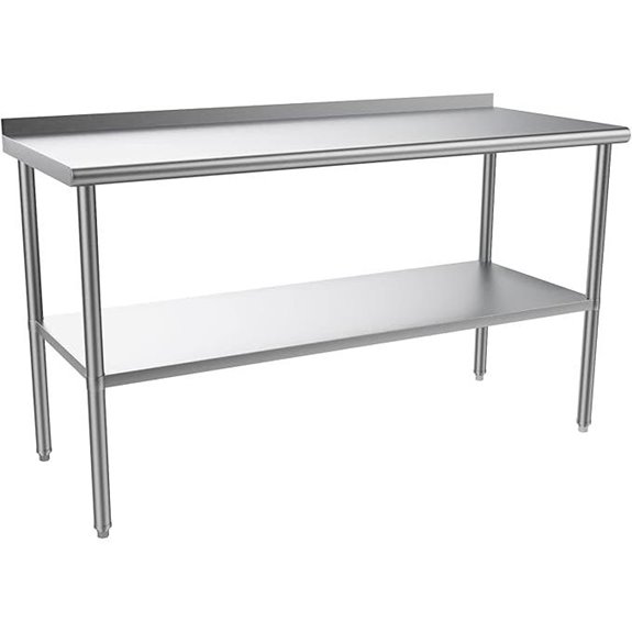 ROVSUN 60 x 24 Stainless Steel Work Table