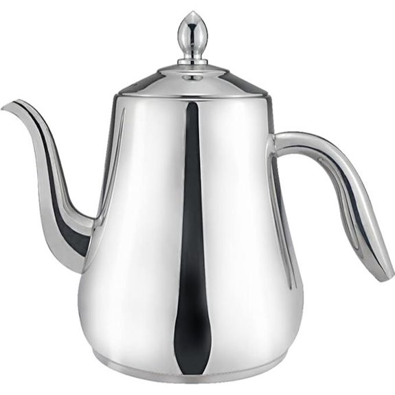 SANQIAHOME Stainless Steel Tea Pot with Infuser
