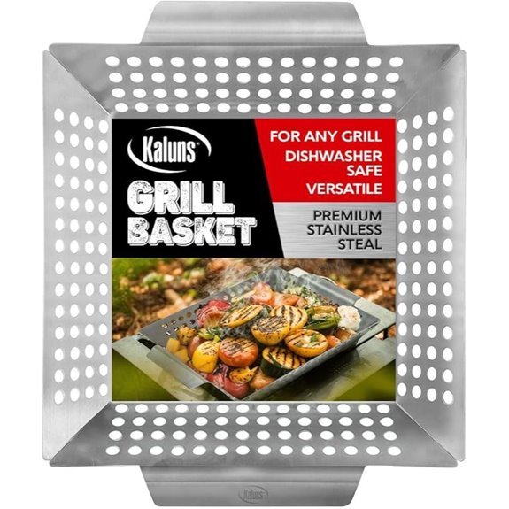 Kaluns Stainless Steel Vegetable Grill Basket