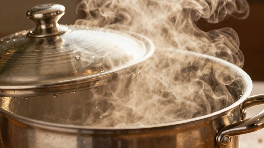 steam pressure buildup regulation