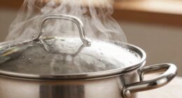 steam pressure causes lid rattling