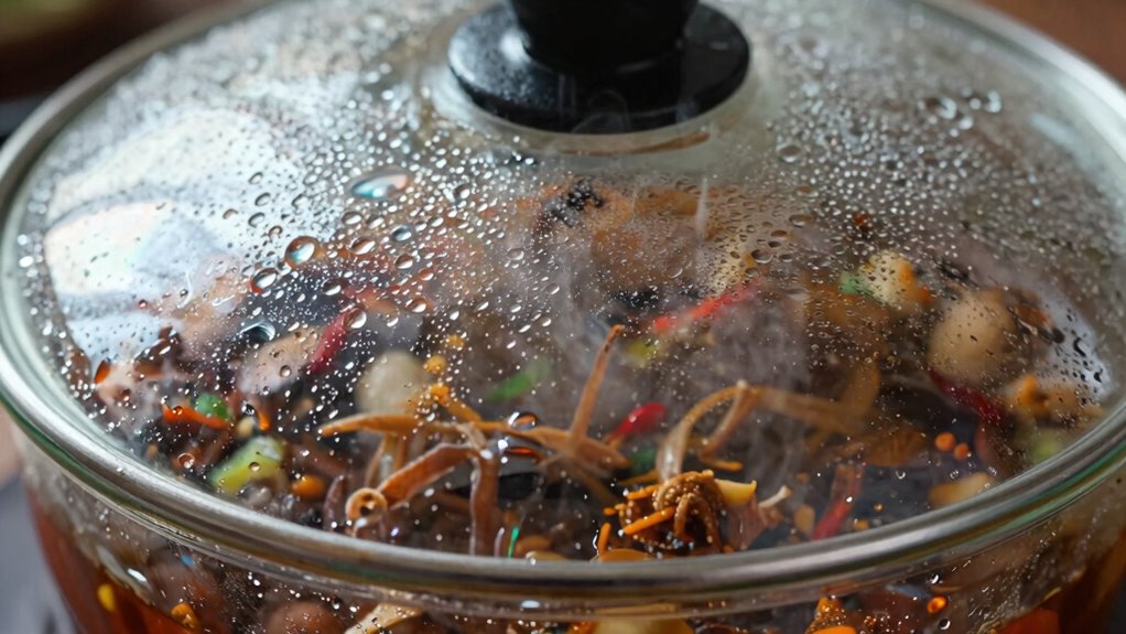 steam recycles for flavor